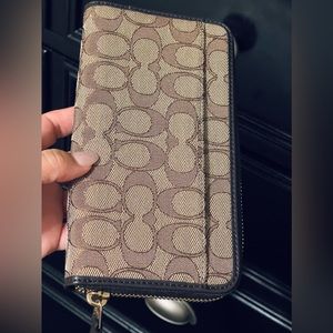 Coach Canvas Zipper Wallet